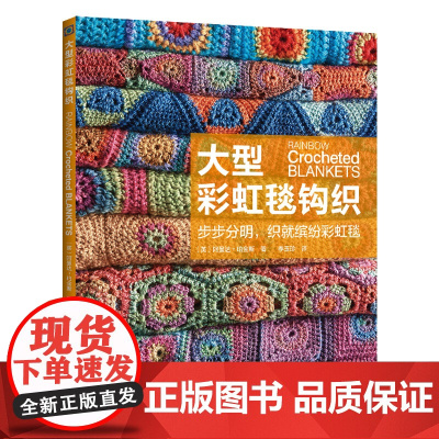 大型彩虹毯钩织 正版书籍