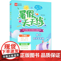 暑假天天练 数学 四升五年级(全2册) 徐丰 编 小学教辅文教 正版图书籍 南京大学出版社