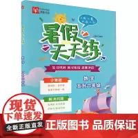 暑假天天练 数学 五升六年级(全2册) 徐丰 编 小学教辅文教 正版图书籍 南京大学出版社