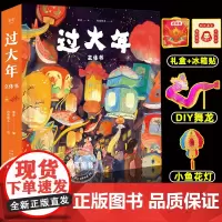 过大年立体书2025新年礼盒装9大立体跨页10大互动装置非遗文化元素南北方过年文化习俗农村城市生活场景翻花舞龙贴春联换新