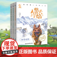 沈石溪动物小说警犬冷焰全集3册沈石溪原创新作中国警犬探案故事6-12周岁三四五六年级小学生课外阅读经典儿童文学故事书