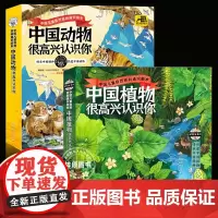 8册中国植物很高兴认识你中国动物很高兴认识你儿童自然百科通识绘本图鉴5-12岁小学生课外书科普读物四季的变化绘本动物百科