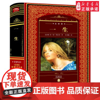 正版 世界文学名著典藏全译本 一生 基德莫泊桑著 中文无删节青少版 高中小学生寒暑假课外阅读 文学故事小说图书籍