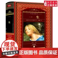 正版 世界文学名著典藏全译本 一生 基德莫泊桑著 中文无删节青少版 高中小学生寒暑假课外阅读 文学故事小说图书籍