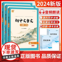 2024新版通成学典初中文言文全解全练一本通七7年级八8年级九9年级全一册部编人教版初一二三上下册课内外古诗文阅读训练注