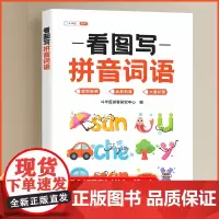 斗半匠看图写拼音词语幼小衔接教材专项练习册启蒙拼读小能手幼儿园大版拼音书26个拼音字母每日一练同步强化训练题练习册每日一