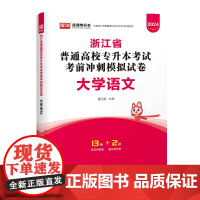 2024年浙江省普通高校专升本考试考前冲刺模拟试卷·大学语文