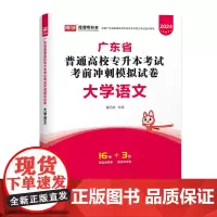 2024年广东省普通高校专升本考试考前冲刺模拟试卷 大学语文