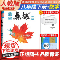 2025春特高级教师点拨八年级数学下册人教版初二8年级同步教材全解全析完全解读中学特高级教师讲解出版