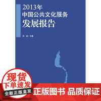 2013年中国公共文化服务发展报告 孙逊 主编 商务印书馆 正版书籍