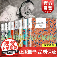老人与海/流动的盛宴/永别了武器/丧钟为谁而鸣/太阳照常升起/乞力马扎罗的雪 海明威作品集译文经典上海译文出版社外国小说