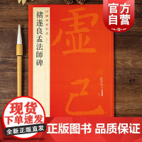 褚遂良孟法师碑 中国碑帖名品46大红袍系列碑帖释文注释繁体旁注历代优秀书法作品临摹字帖收藏鉴赏楷书毛笔字帖上海书画出版社