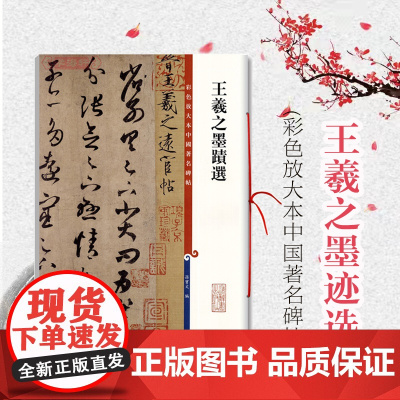 王羲之墨迹选 彩色放大本中国碑帖 繁体旁注 草书毛笔字帖碑帖 孙宝文 正版图书书籍 上海辞书出版社