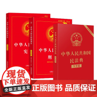 中华人民共和国民法典 宪法典2023年正版大字版刑法学新修订实用版民法典及相关司法解释汇编宪法小红本法律基础知识法律书籍
