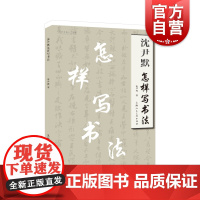 沈尹默怎样写书法 名家书画入门丛书沈尹默著作零基础讲授书法入门学习要诀上海人民美术出版社书法初学临摹习字帖