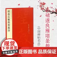褚遂良雁塔圣教序字帖 褚遂良楷书雁塔圣教序中国碑帖名品47书法艺术毛笔字教程入门字帖上海书画出版社正版书 褚遂良雁塔圣教