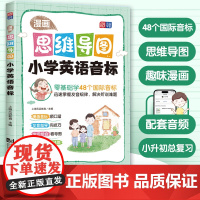 漫画思维导图 小学英语音标 思维导图 漫画助记 小学生易
