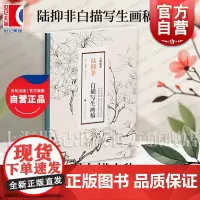 陆抑非白描写生画稿 大师课堂 张渊编陆抑非绘上海书画出版社近现代花鸟画大家展现白描人物写生教学图谱