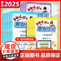 2025新版黄冈小状元寒假作业 一二年级三四五六年级上下册小学生语文数学英语人教版通用试卷123456年级同步练习册寒假
