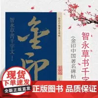 智永草书千字文 金印中国著名碑帖 孙宝文编 名家作品精选 书毛笔书法软笔字帖 简体旁注 书法入门临摹书籍 上海人民美术出