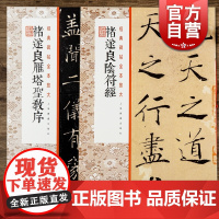 诸遂良雁塔圣教序/褚遂良阴符经 经典碑帖全本放大上海书画出版社 书法毛笔字高清临摹字帖