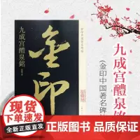 九成宫醴泉铭 金印中国著名碑帖 孙宝文编 名家作品精选 书毛笔书法软笔字帖 简体旁注 书法入门临摹书籍 上海人民美术出版