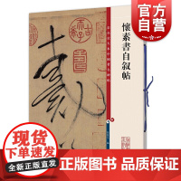 怀素书自叙帖 彩色放大本中国著名碑帖孙宝文编上海辞书出版社 书法篆刻碑帖鉴赏毛笔字练习临摹字帖