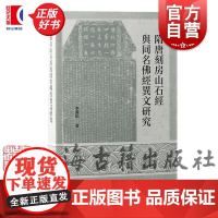 隋唐刻房山石经与同名佛经异文研究 李薛妃上海古籍出版社汉字学校勘石刻文献学中古汉字语言文字正版图书籍