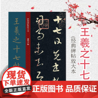 王羲之十七帖 经典碑帖放大本 草书初学者范本 艺术书法 篆刻碑帖 人民美术 世纪出版