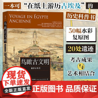 鸟瞰古文明 重游古埃及 纵贯3000年古埃及史 古代城市遗址复原图建筑考古 建筑历史世界史收藏画册书籍