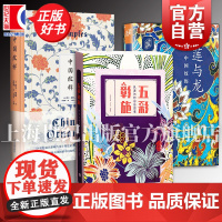 五彩彰施/中国纹样典藏版/莲与龙中国纹饰 纹饰中国传统图案与配色吉祥图案设计民国织物彩绘图案纹样鉴赏图集视觉中国风花样