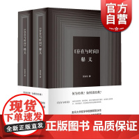 存在与时间释义上下册 复旦大学哲学学院教授张汝伦著对20世纪经典哲学著作 哲学入门教材正版书籍世纪文景上海人民出版社