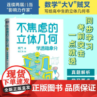 不焦虑的立体几何 学透稳拿分 贼叉 著 杜仁杰 绘 数学专业科技 正版图书籍 人民邮电出版社