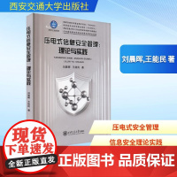 压电式信息安全管理:理论实践 刘晨晖,王能民 著 计算机软件工程(新)专业科技 正版图书籍 西安交通大学出版社