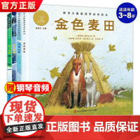 柴可夫斯基四季音乐绘本全4册 3-8岁幼儿童音乐启蒙绘本图画书梦飞田野 云雀之歌 金色麦田 林中雪国绘本故事3–6岁幼儿