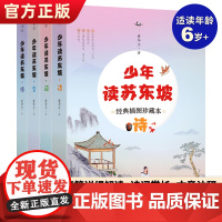 少年读苏东坡全4册 苏东坡诗词文传插图珍藏版正版儿童文学书籍苏东坡诗词全集三四五六年级小学生课外阅读书籍苏东坡诗词赏析