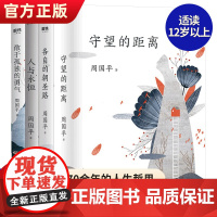 周国平人生四书全4册 守望的距离+敢于孤独的勇气+人与永恒+各自的朝圣路 水墨插画 影响读者对人生思考的经典文学 当代哲
