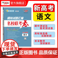 天利38套2025版新高考模拟试题汇编名校联考卷 语文 高中高三总复习模拟测试试卷基础提升训练教辅复习题库答案