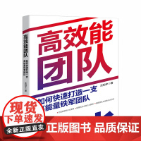 高效能团队:如何快速打造一支高能量铁军团队