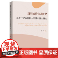 新型城镇化进程中新生代农业转移人口城市融入研究