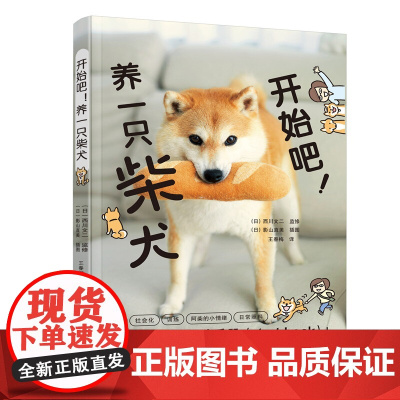 正版开始吧 养一只柴犬 柴犬饲养指南手册 辽宁科学技术出版社 日 西川文二 监修 训练柴犬 饮食食谱 宠物狗狗养护教材教