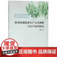 转型时期农业生产方式调整与生产效率研究