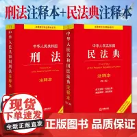 [全两册]2024年新修订中华人民共和国刑法注释本(根据刑法修正案十二新修订)+中华人民共和国民法典注释本(第3版)法律