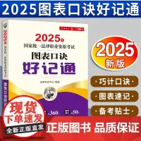 [2024 新书]2025年国家统一法律职业资格考试图表口诀好记通 法律出版社