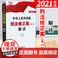 中华人民共和国刑法修正案(十一)解读 (2021新版) 中国法制出版社 刑法实用法律解读