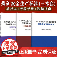 [2024新版]煤矿安全生产标准化管理体系基本要求及评分方法(单行本+考核手册+达标指南)国家矿山安全监察局 应急管理出