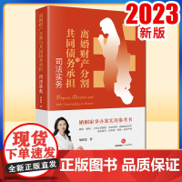 2023新书 离婚财产分割与共同债务承担司法实务 邹茜雯著 法律出版社