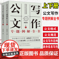 新书公文写作专题例解全书上下栾照钧公文写作与评改实训之系列专著公文格式、公文规范、公文写作范例、政务信息写作一一道来