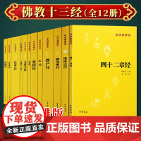 佛教十三经(套装全12册)全十二册 赖永海 著 白话版佛经宗教哲学普及读物 中华书局