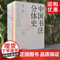 中国书法分体史5册函套版 楷书行书隶书篆书草书书法五体源流变迁历史 书法理论书体史教程教材邱振中主编江西美术出版社